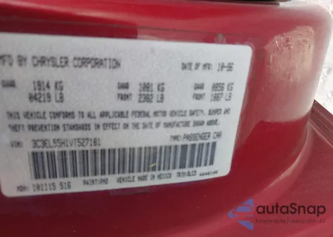 1997 Chrysler Sebring Jxi from USA, damaged, VIN 3C3EL55H1VT527181